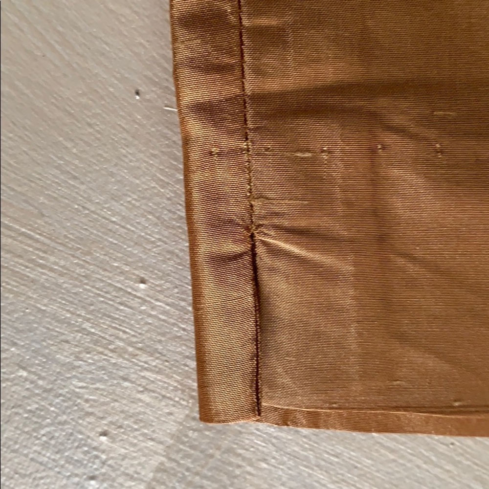 NWT CARLISLE size 6 silk goldtone pants in excellent condition - Picture 6 of 7